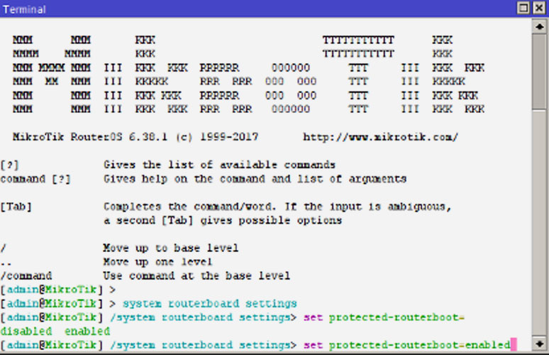 Mencegah Hack pada Protected Bootloader MikroTik Script RouterOS